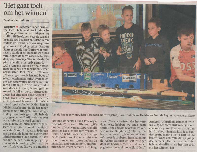 Krantenartikel NHD 13-01-2014